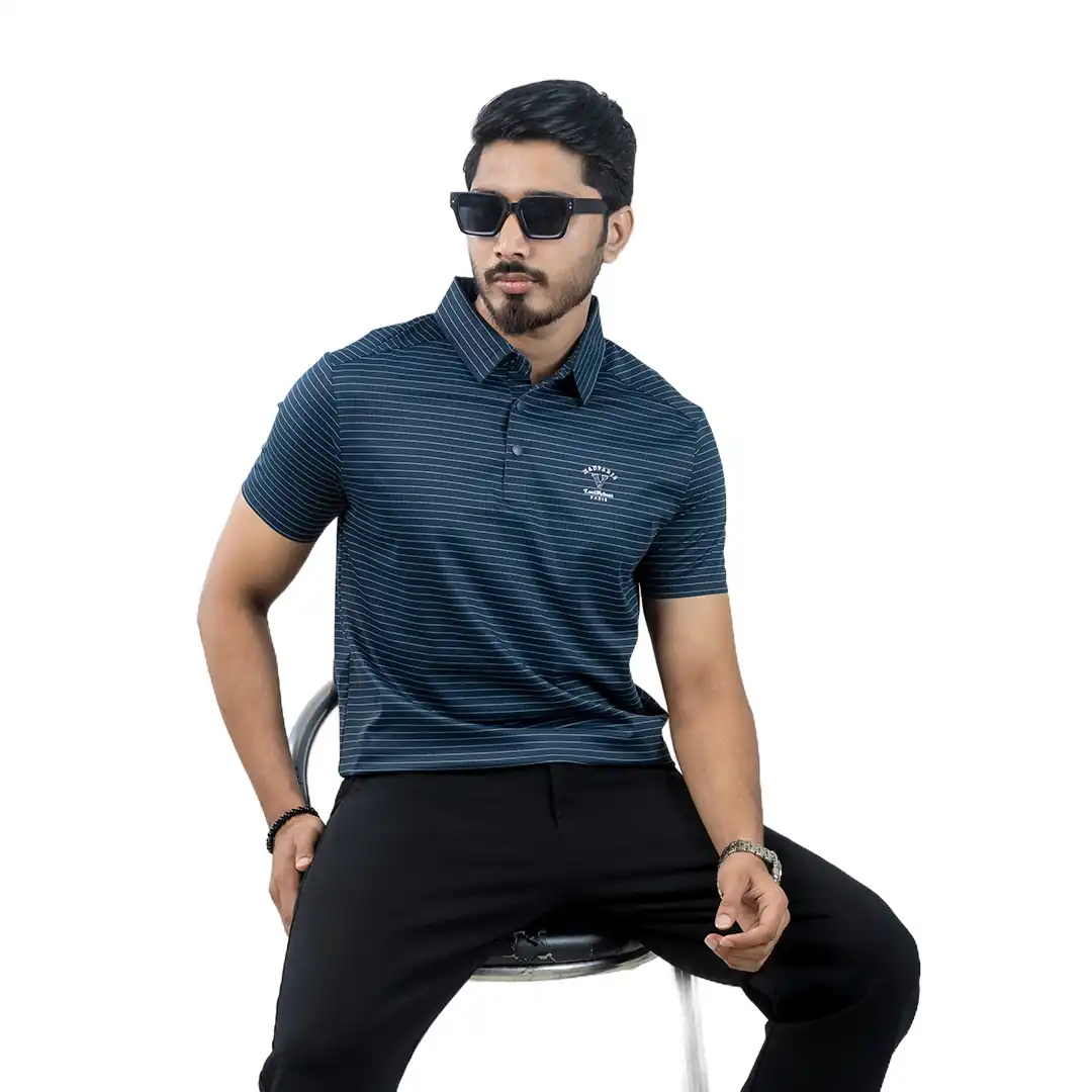 New Elegent Polo (Deep Navy Blue)