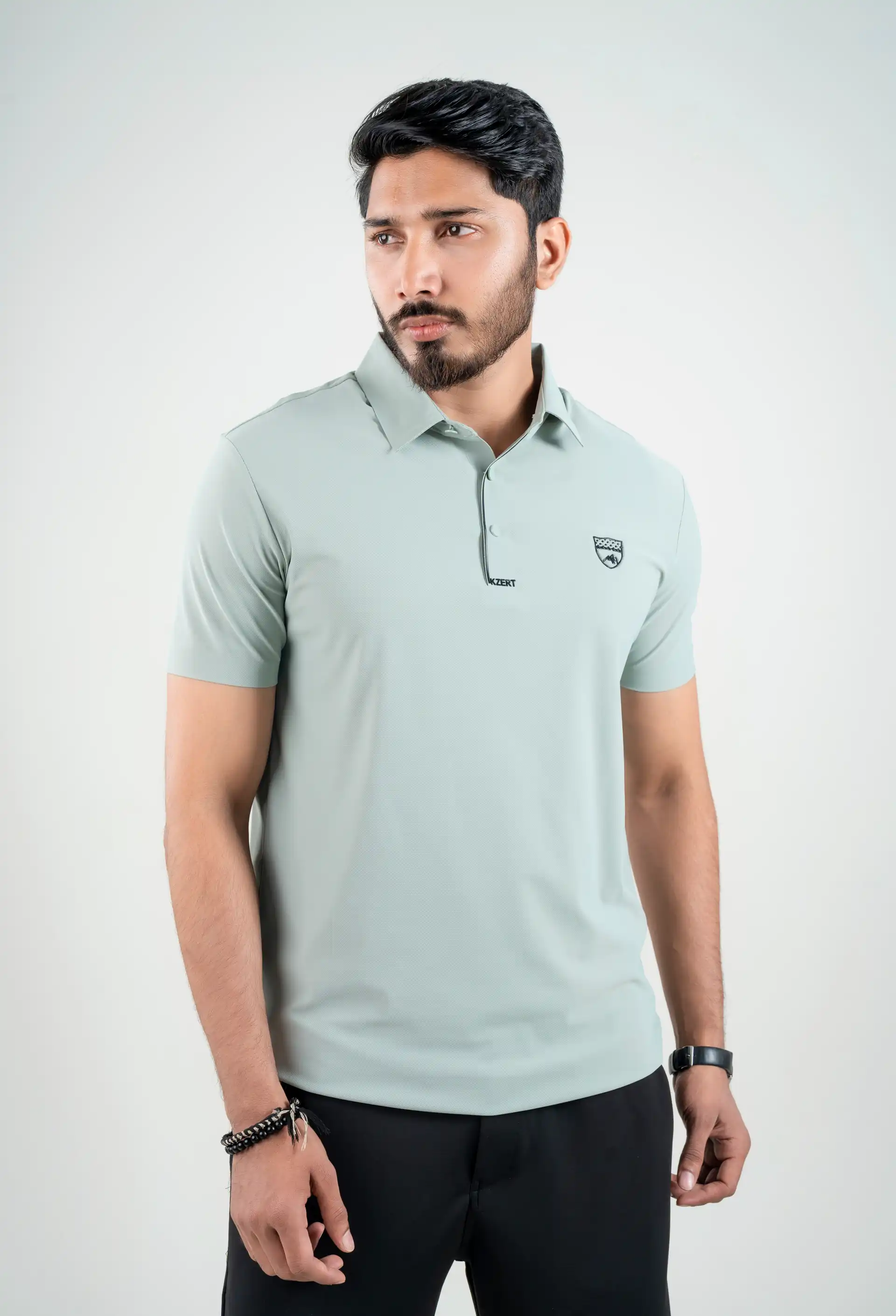 Premium Mens Polo Shirt (Light Green)