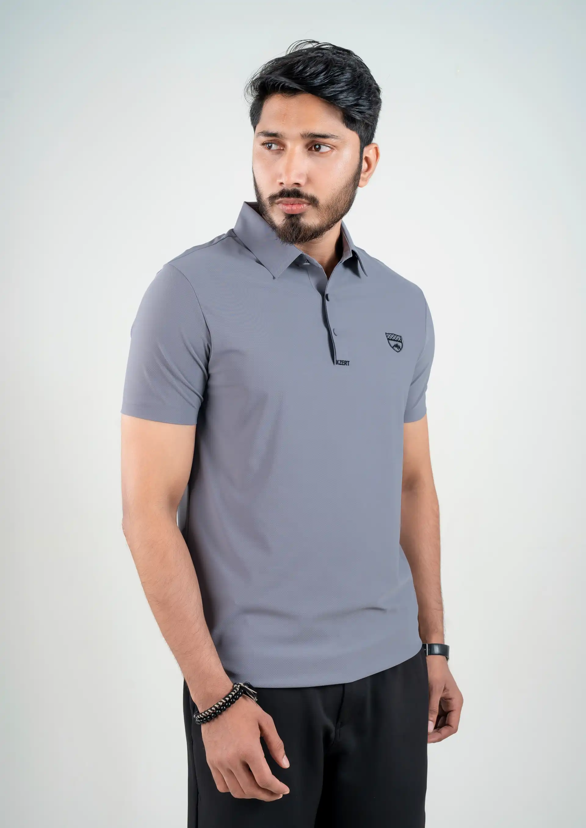 Premium Mens Polo Shirt (Ash)
